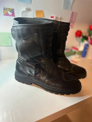 Bota de couro STIVALE para motociclista
