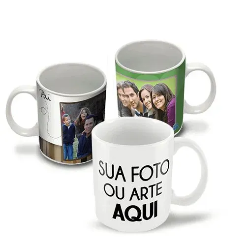 Caneca personalizada promoção presente 