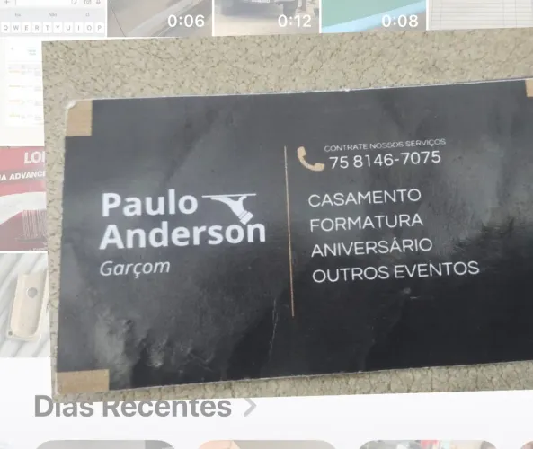 Garçom, festas,aniversário, casamento