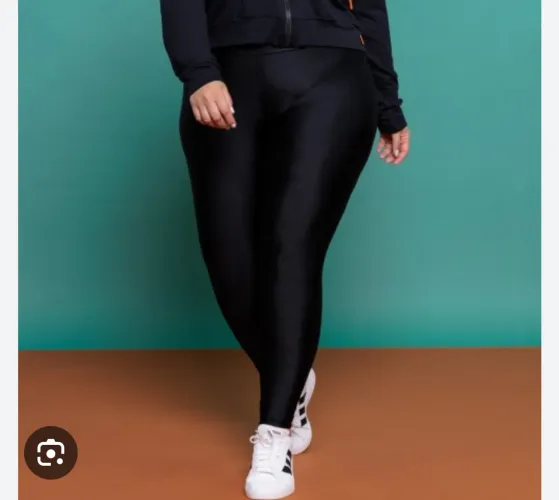 Calça Legging Preta - Tamanho gg 