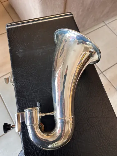 Clarone baixo Selmer Bundy chaves de Prata 