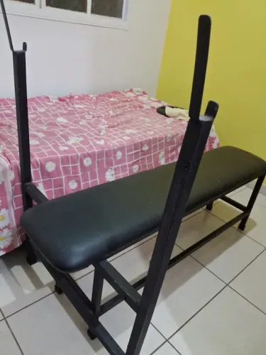Banco de supino com suporte