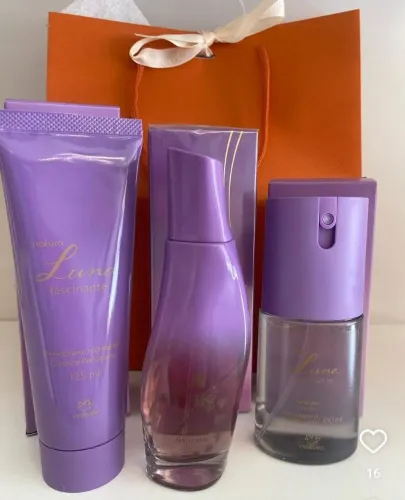 Kit Presente dia das Mães Natura Luna Fascinante - Desodorante, Perfume e Creme