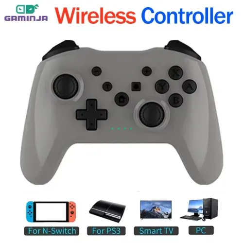 Controle Joystick Bluetooth Gamepad, N-Switch/PS3/PC/Android/Tv Box (Novo)