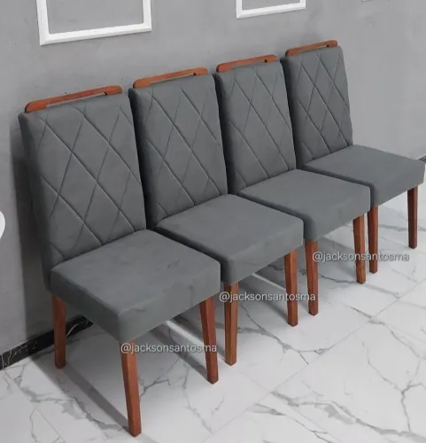 Conjunto de 4 Cadeiras para Sala de Jantar
