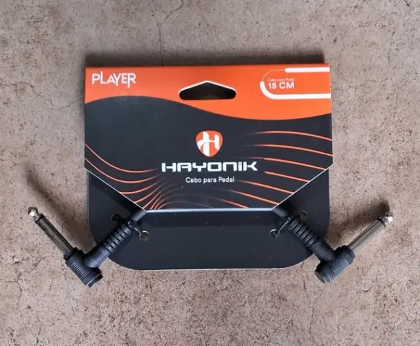 Cabo Para Pedal Player 15cm Preto Hayonik