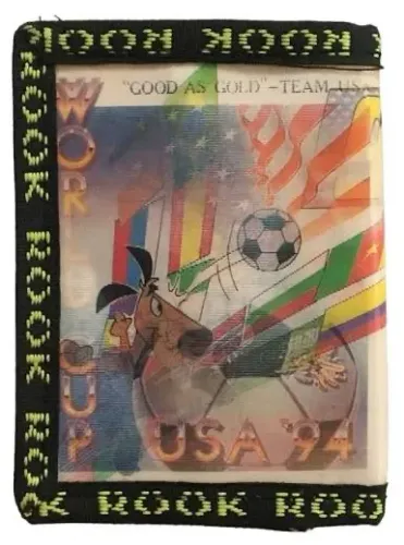 Carteira Antiga Anos 90 velcro Copa do Mundo de 94
