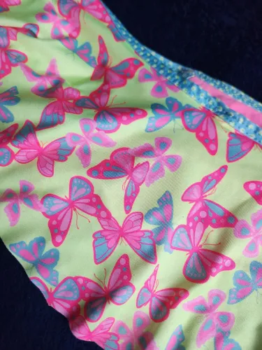 Blusa babado com top borboleta