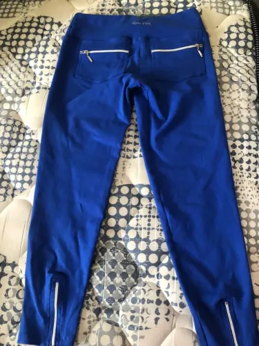 legging de cotton t m azul, rosa pink