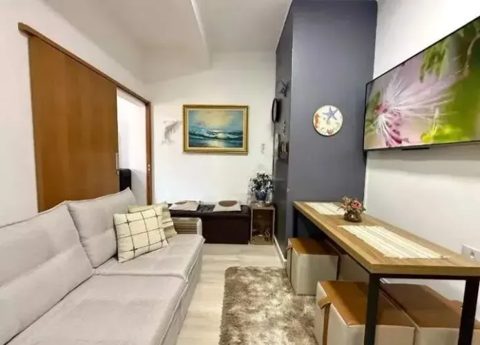 Sala Living em Ponta da Praia, Sala Living em Santos, Sala Living com 1 dorm, Sala Living 