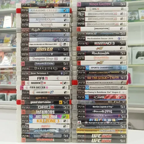 Ps3 jogos 5 por 100, aproveite 
