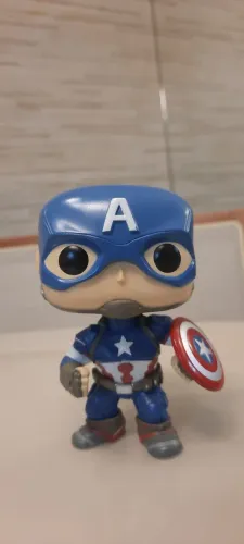 Boneco estilo Funko Pop Capitão América