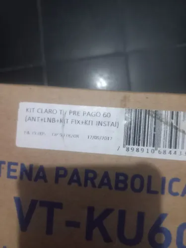 Antena parabólica kit claro