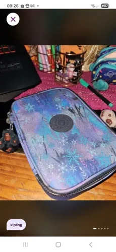 Estojo 100 pens Kipling Frozen Disney