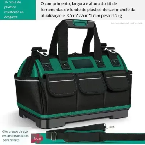 Kit De Ferramentas Eletricista Woodworking Tool Bag Forte Durável Lona Engrossa Portátil M