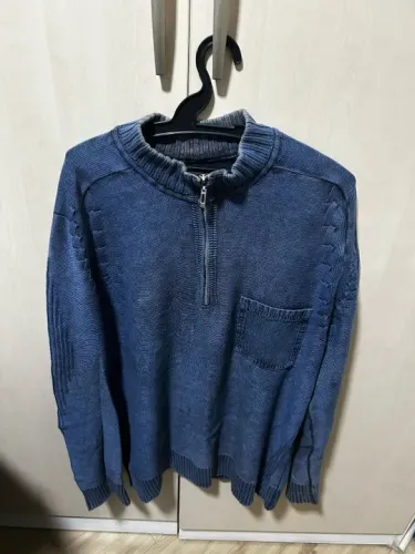 Suéter Azul de Tricot - G