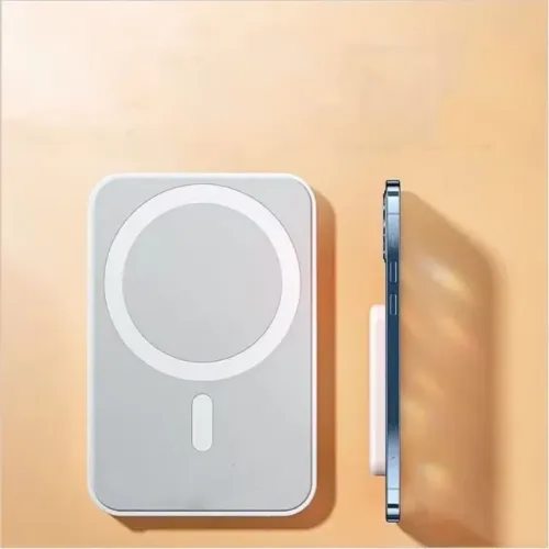 Carregador portátil MagSafe de indução para iPhone sem fio 5000 Mah