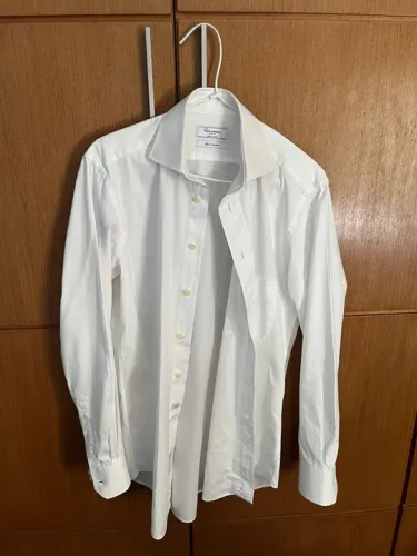 Camisas Sociais Brancas Top! (Alberto Gentleman e Camisiaaima) Lote com 3