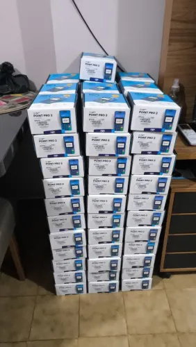 Máquininha de cartão point pro 2  - chip 3g e conexão wi-fi -mercado pago