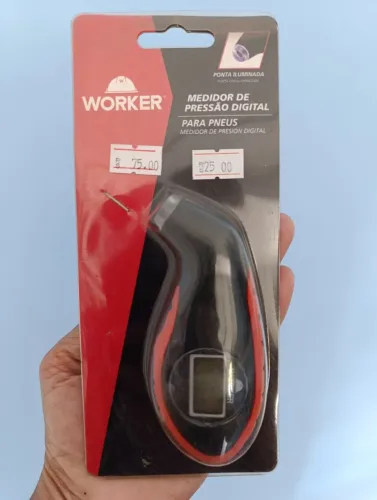 Medidor de pressão digital para pneus worker