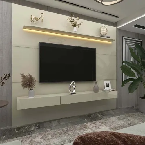 Home Royal C/Led Larg. 2.19m Off White Gelius rf543