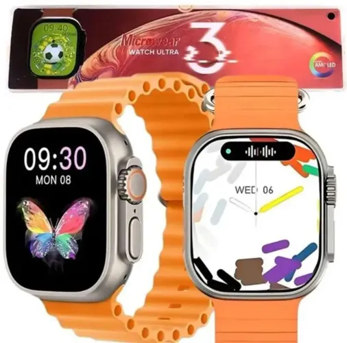 Relogio Smartwatch Ultra 3 49M Serie10 Tela Amoled CHAT GPT - NEXT IMPORTADOS