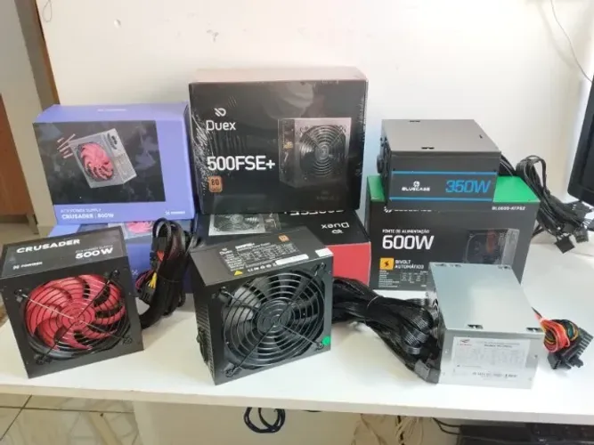 Fonte 200w// 350w // 500w// 600w Simples e Gamer *LEIAA #Entrego #Parcelo