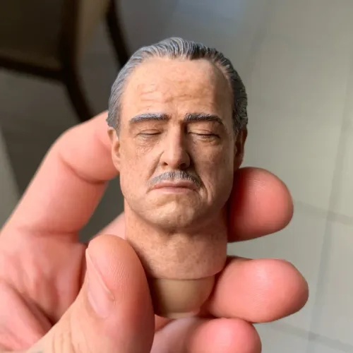 Head 1/6 Vito Corleone Poderoso Chefão Damtoys Original N Hot Toys