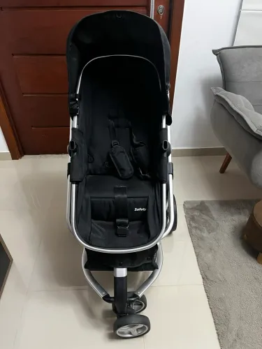Carrinho de Bebê + Bebê Conforto + Moisés + suporte para carro - Safety 1st ? Completo!