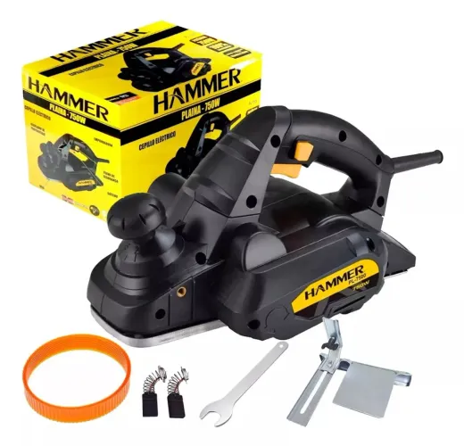 Plaina Elétrica Hammer 750W - Pronta Entrega