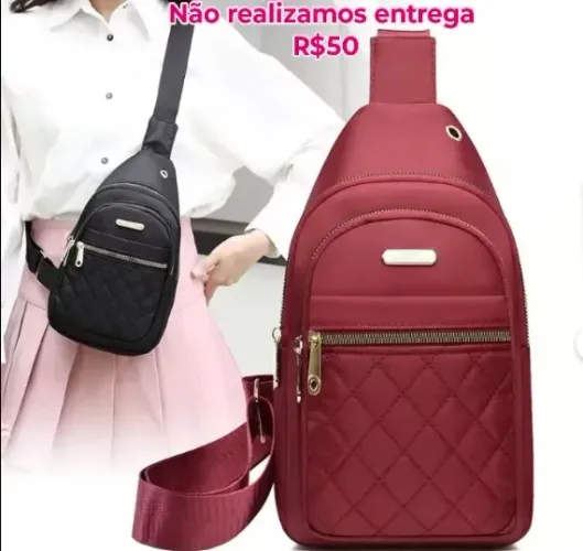 Bolsa transversal feminina estilosa e prática