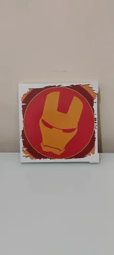 Quadro Decorativo Homem de Ferro - Arte Moderna para Fãs Marvel