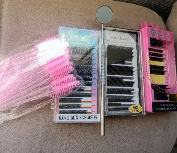 Kit iniciante extensão de cilios fio a fio