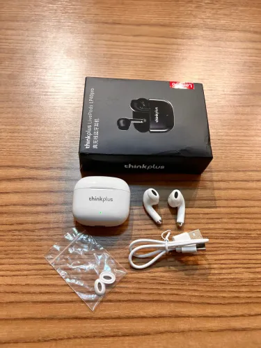 Fone Bluetooth Lenovo LP40 Pro - Branco