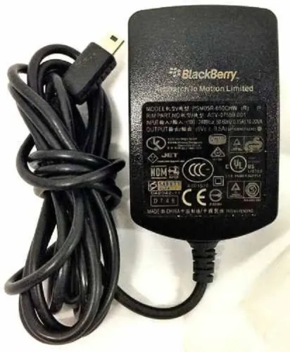 Carregador Celular Blackbery Original Psm05r 050chw - Usado