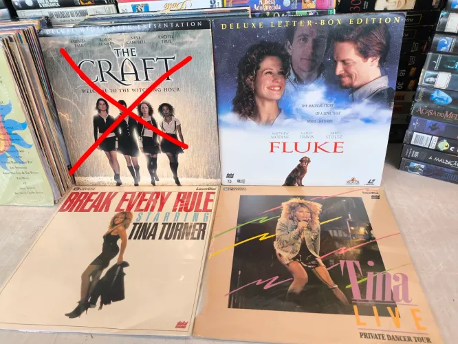 Laserdisc de diversos gêneros e épocas promoção 80 cada (3 por 200)