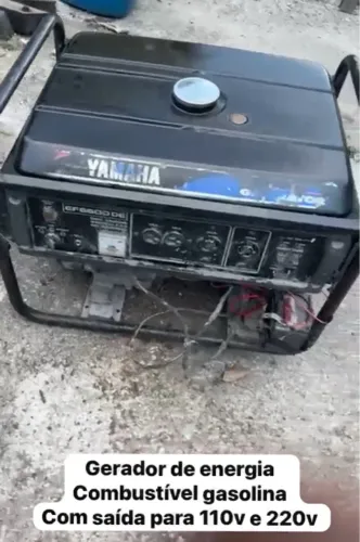 Gerador yamaha gasolina partida elétrica