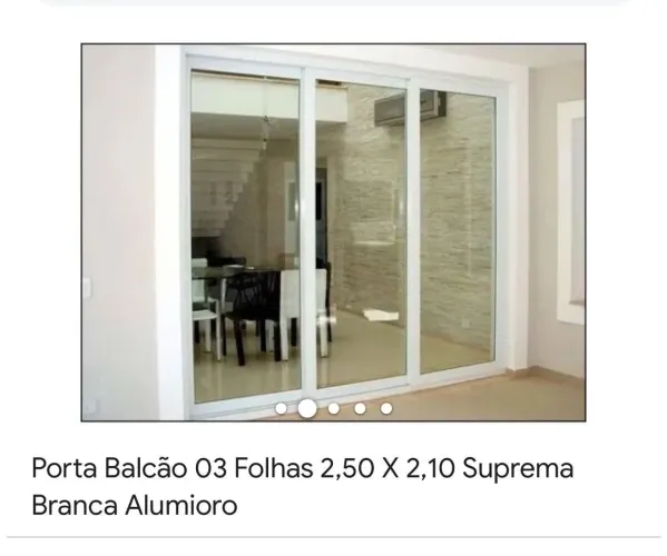 Porta de 3 folhas semi nova 