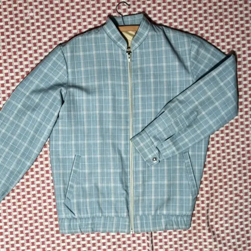 Jaqueta vintage xadrez Marck Lehman & Sons
