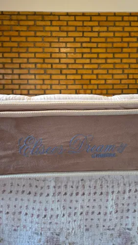 Cama Colchão Queen Cristalflex Eliseos Dream Bamboo Pocket com Pillow Top