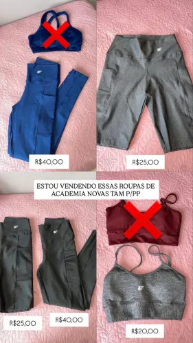 Roupa de academia / fitness