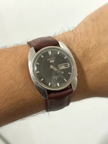 RELÓGIO SEIKO 5 PRETO AUTOMÁTICO 21 JEWELS