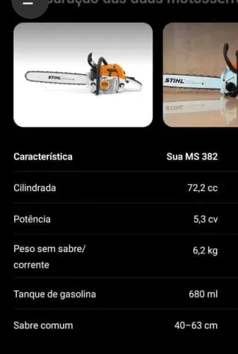 Vendo motoserra 