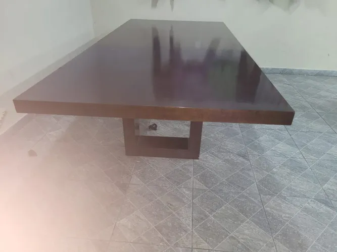 Mesa 100% madeira ideal para festa 1,30 x 2,80