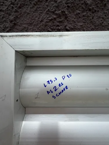 Portão social em alumínio
