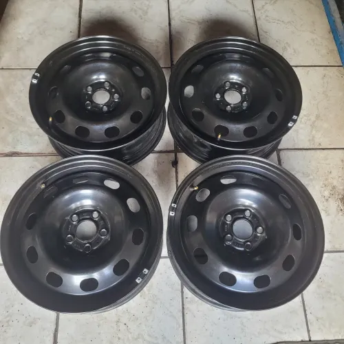 Rodas de ferro 16 furacão 5×100 para Fox, Polo,  Golf e outros (600 em 3× no ct 