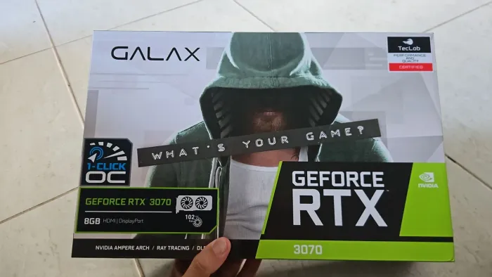 Placa de Vídeo RTX 3070 Galax