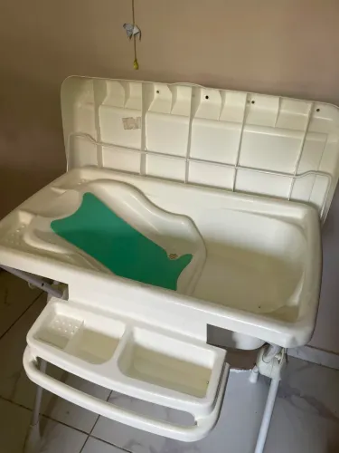 Trocador com banheira
