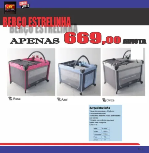 berço estrelinha 