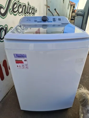 Lavadora mideia 13kg semi nova 4meses de garantia silenciosa